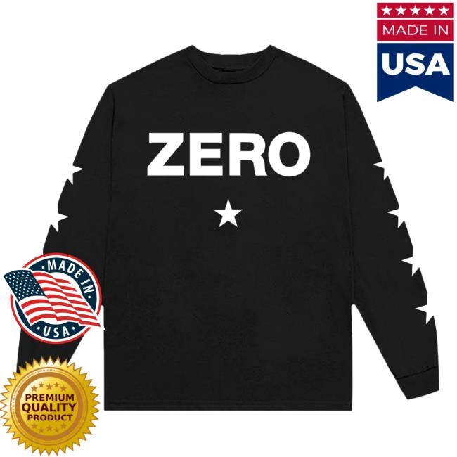Zero Star Long Sleeve Shirt Black - Smashing Pumpkins