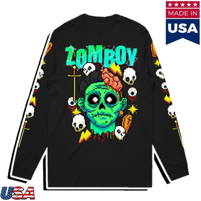 Zomboy Pixel Boy L/S Tee